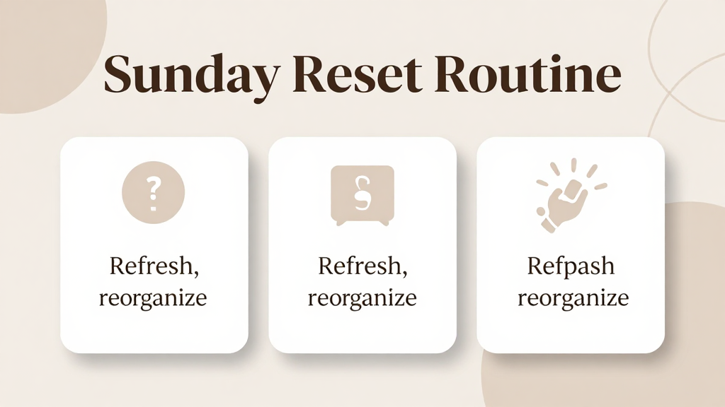 Sunday Reset Routine